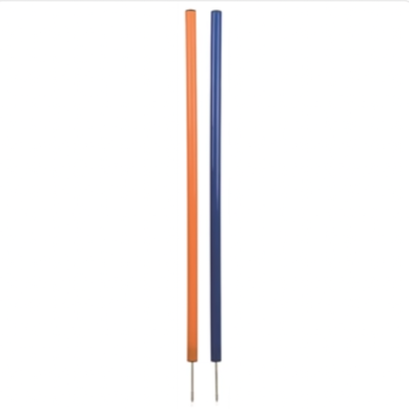 Hund Aktivität Agility Slalom Stöcke Blau / Orange 115X3 CM 12 ST - myfurryfriends.de